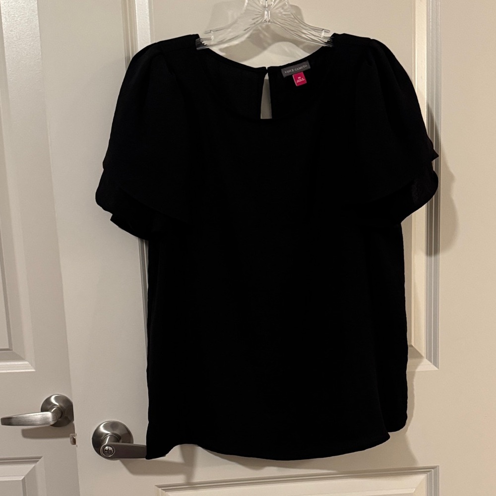 Vince Camuto Like New Black Women's Blouse
